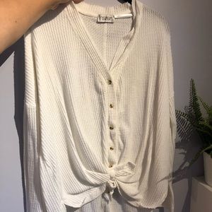 OUT FROM UNDER OVERSIZED BUTTON DOWN CARDIGAN